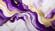 purple white gold smooth marble background marble ink abstract art from exquisite original painting for abstract background by ai generate