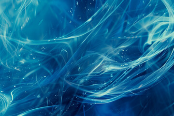 abstract background, light blue gradient, white wavy, curvy lines creates smoky designs, monitor 3:2