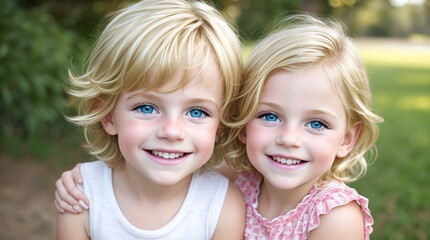 portrait of a little child, smiling, happy