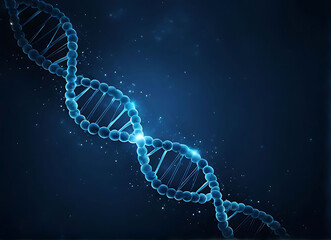  DNA gene background science helix cell genetic medical biotechnology biology bio. Technology gene DNA abstract molecule medicine blue 3D background research digital futuristic human concept health 