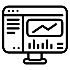 Dashboard line icon
