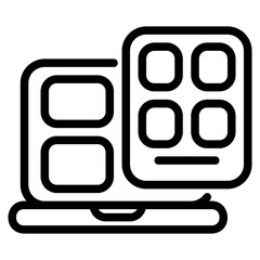 Software line icon