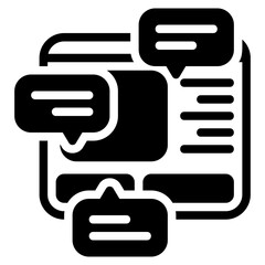 Website black icon