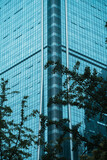 Fototapeta Do przedpokoju - Modern building facade; Close-up of office building
