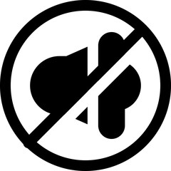 Poster - mute icon