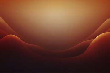 Wall Mural - Gradient red and orange soft waves background