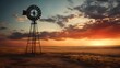 © stocks marketing - windmill in sunset