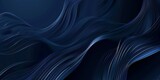 Fototapeta  - Dark blue background with diagonal lines and waves, creating an abstract pattern for corporate or business presentation design