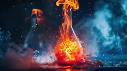 science experiment explodes