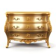 Chest of drawers gold