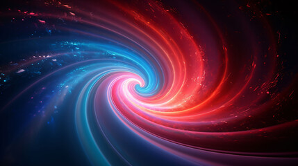 Wall Mural - Digital galaxy colorful black hole scene abstract graphic poster web page PPT background