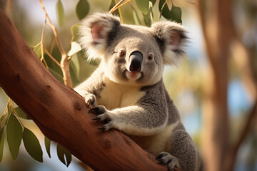 Wall Mural - Koala  at outdoors in wildlife. Animal