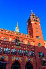 Wall Mural - Facade of Basel Town Hall in Basel, Switzerland