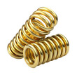 © Star - helical coil springs 3D rendering