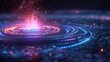 © Id_Stock - abstract background technology hologram