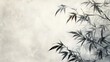 Elegant Chinese brush painting of bamboo, intricate horsehair brush strokes, watercolor style