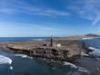 Punta de Jandia and lighthouse on southern end of Fuerteventura island, accessible only by gravel road