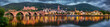Panorama of the old town of Heidelberg, Germany, showing the 