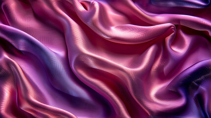 Purple satin fabric texture, lilac background