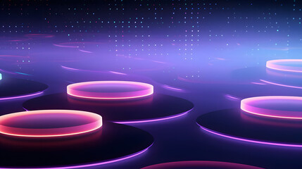 oval array minimalistic simple technology background