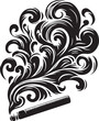 © Sabbir - cigarette and smoke vector, cigarette and smoke vector illustration