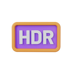 Poster - hdr 3d render icon