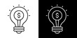 Entrepreneurship, innovation, concept, startup, business idea Icon
