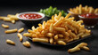 chips and finger chips fry 