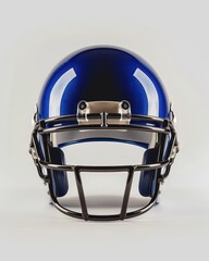 football helmet on white backdrop