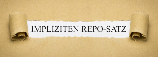 impliziten Repo-Satz