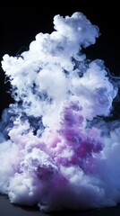 Canvas Print - Colorful smoke swirls