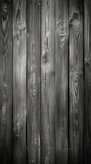 Wall Mural - Black Wooden Fence Texture