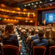 © Adobe Contributor - Business conference with people sitting in the auditorium