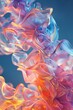 © Molang Visual - Colorful abstract background with smooth wavy shapes