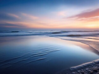 Wall Mural - sunset on the beach