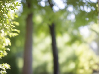 Wall Mural - green leaves background