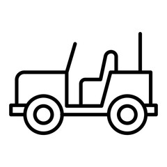 Wall Mural - Jeep icon