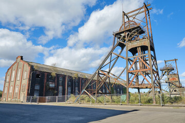 derelict coal mine in South Wales