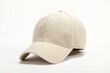 © BajimBa - Beige baseball cap. The product is presented on a white background with soft lighting