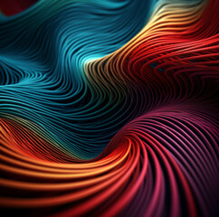 Poster - abstract colorful background