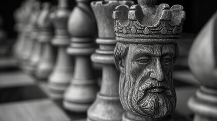 Canvas Print - chess pieces