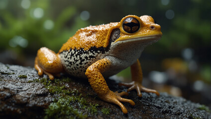 Canvas Print - amphibians in the jungle 