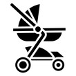 Stroller  Icon Element For Design