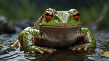 Wall Mural - amphibians in the jungle