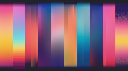 Wall Mural - a series of gradient backgrounds, ranging from subtle pastels to bold and dynamic color transitions,