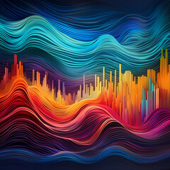 Poster - abstract colorful background