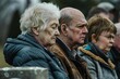 © Vera - Family Mourns Together at Emotional Cemetery Funeral Service
