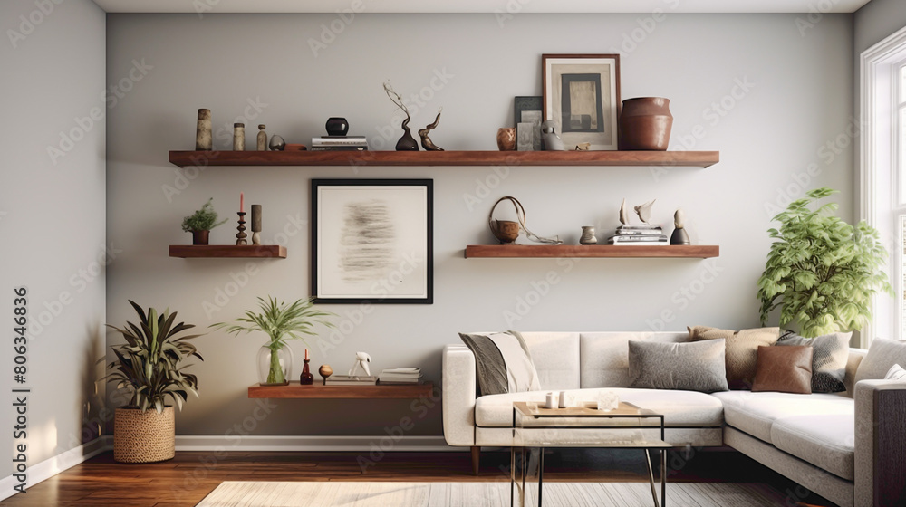 Immerse yourself in the inviting atmosphere of a contemporary living ...