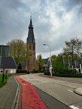 Fototapeta Do przedpokoju - Amsterdam, the capital of Netherlands, is known for its artistic heritage, elaborate canal system and narrow houses!!