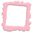 © roberta - pink striped fabric square frame - modern vector graphic resource - ideal for greeting cards, presentations, canva, photography, scrapbooking, cricut, sublimation, stickers, tags